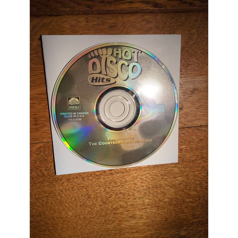THE COUNTDOWN MIX MASTERS HOT DISCO HITS CD Disc Only